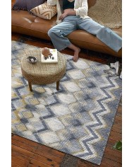 Amaris Modern Kadife Özel Tasarım Pamuk Tabanlı  Yıkanabilen Kaydırmaz Antibakteriyel Salon Halısı