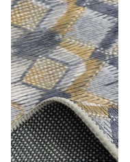 Amaris Modern Kadife Özel Tasarım Pamuk Tabanlı  Yıkanabilen Kaydırmaz Antibakteriyel Salon Halısı