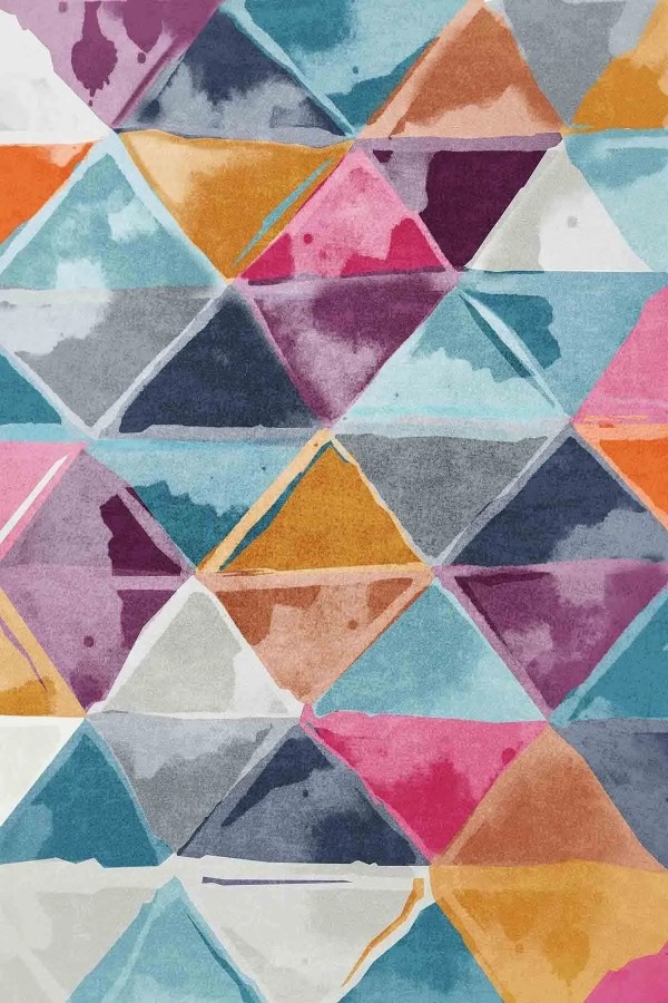 Dali Modern Kadife Pamuk Taban Kaymaz Yıkanabilen Antibakteriyel Salon Halısı