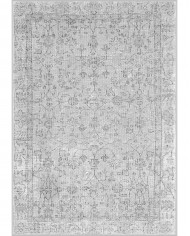 Ginato Smoke Vintage Pamuk Tabanlı Yıkanabilen Kaydırmaz Antibakteriyel Şönil Salon Halısı