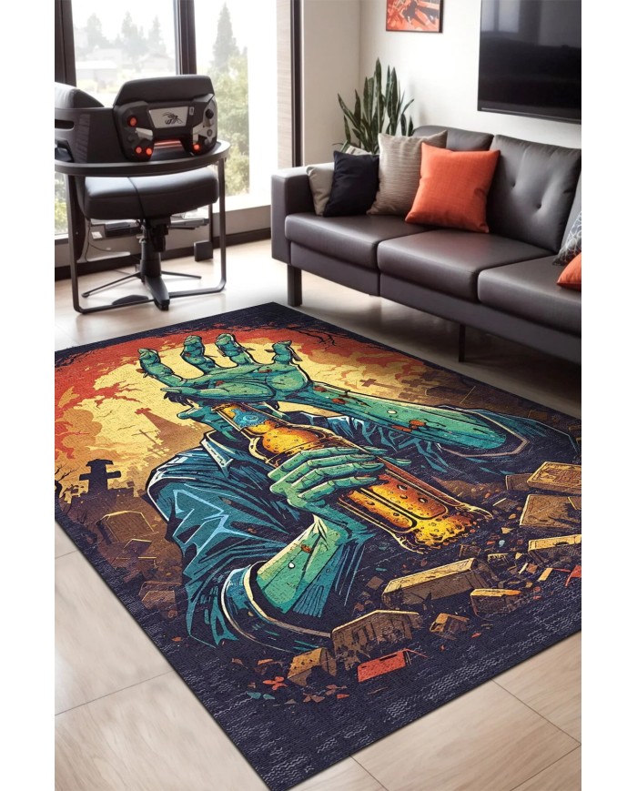 Atomy Şönil Gamer Halısı Pamuk Tabanlı Yıkanabilen, Kaydırmaz Genç Odası Oyuncu Gaming Halısı