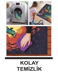 Atomy Şönil Gamer Halısı Pamuk Tabanlı Yıkanabilen, Kaydırmaz Genç Odası Oyuncu Gaming Halısı