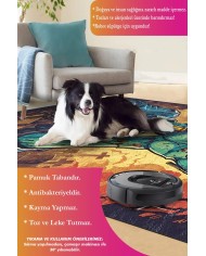 Atomy Şönil Gamer Halısı Pamuk Tabanlı Yıkanabilen, Kaydırmaz Genç Odası Oyuncu Gaming Halısı