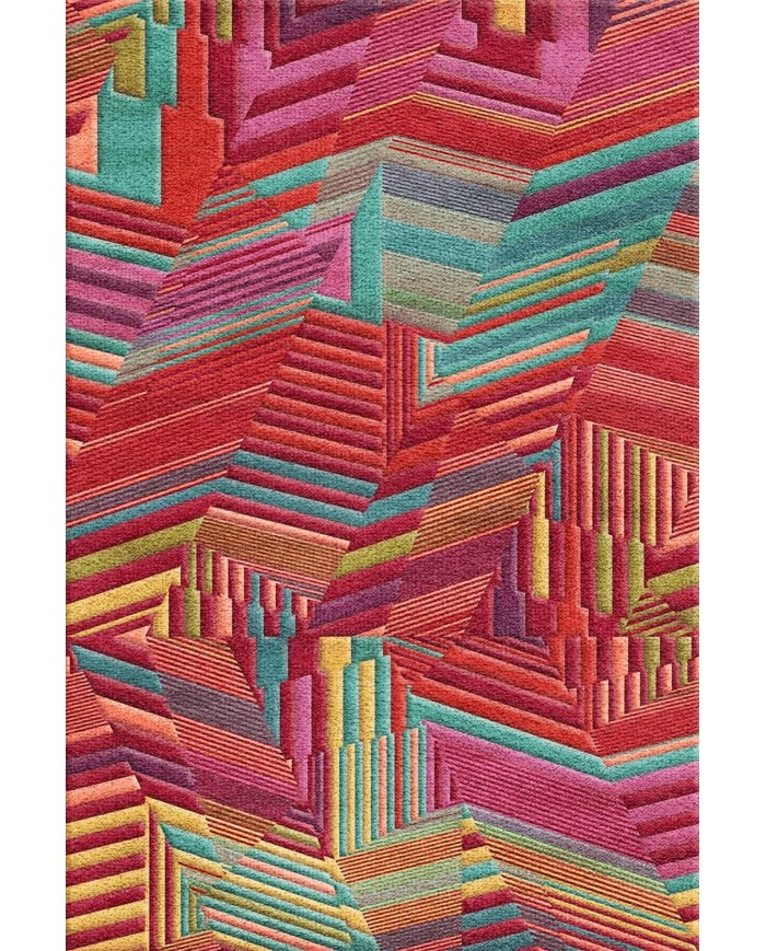 Aubrees Dekoratif Özel Tasarım Kadife Pamuk Taban Kaydırmaz Yıkanabilen Antibakteriyel Salon Halısı