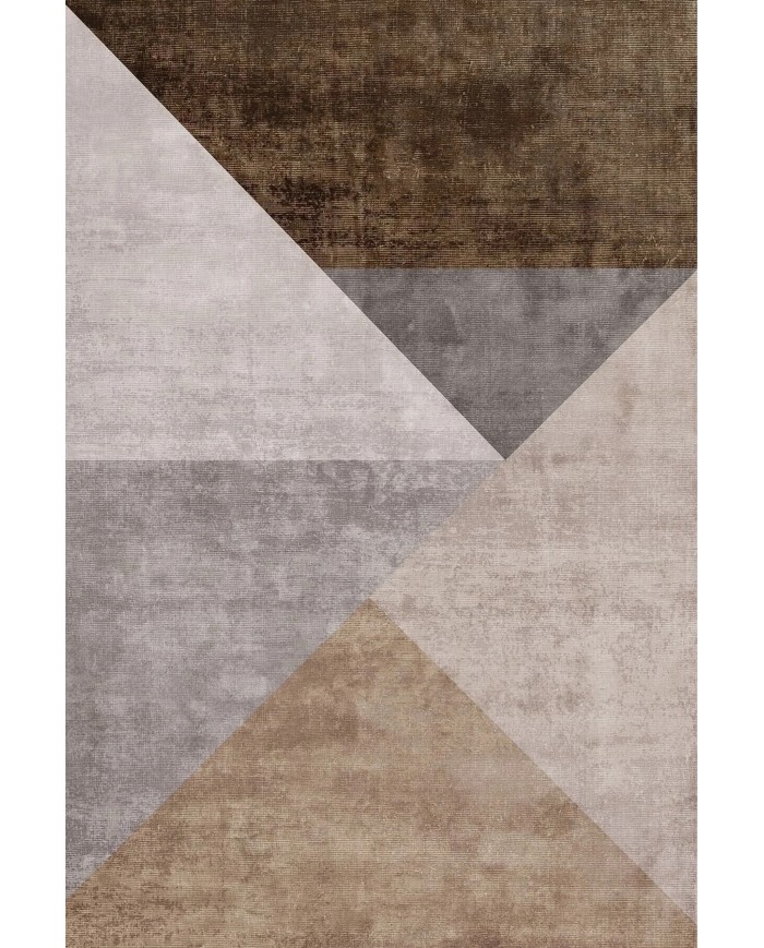 Barty Desenli Pamuk Tabanlı Yıkanabilen Kaydırmaz Kadife Antibakteriyel Salon Halısı