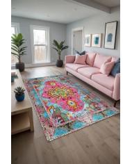 Podmir Şönil Doğal Pamuk Tabanlı Salon Halısı Kaymaz Antibakteriyel Yıkanabilir Çevre Dostu