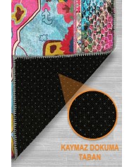 Podmir Şönil Doğal Pamuk Tabanlı Salon Halısı Kaymaz Antibakteriyel Yıkanabilir Çevre Dostu