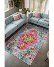 Podmir Şönil Doğal Pamuk Tabanlı Salon Halısı Kaymaz Antibakteriyel Yıkanabilir Çevre Dostu