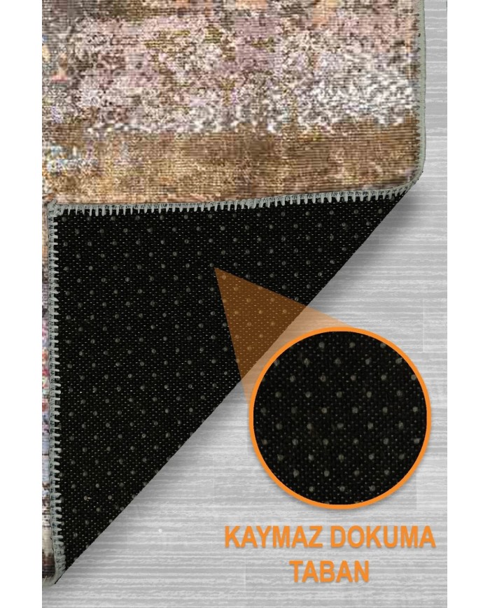 Lola Şönil Doğal Pamuk Tabanlı Salon Halısı Kaymaz Antibakteriyel Yıkanabilir Çevre Dostu