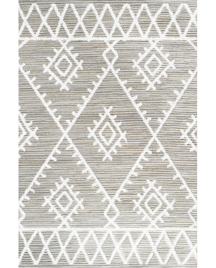 Abre İskandinav Desenli Şönil Pamuk Tabanlı Yıkanabilen Kaydırmaz Antibakteriyel Salon Halısı