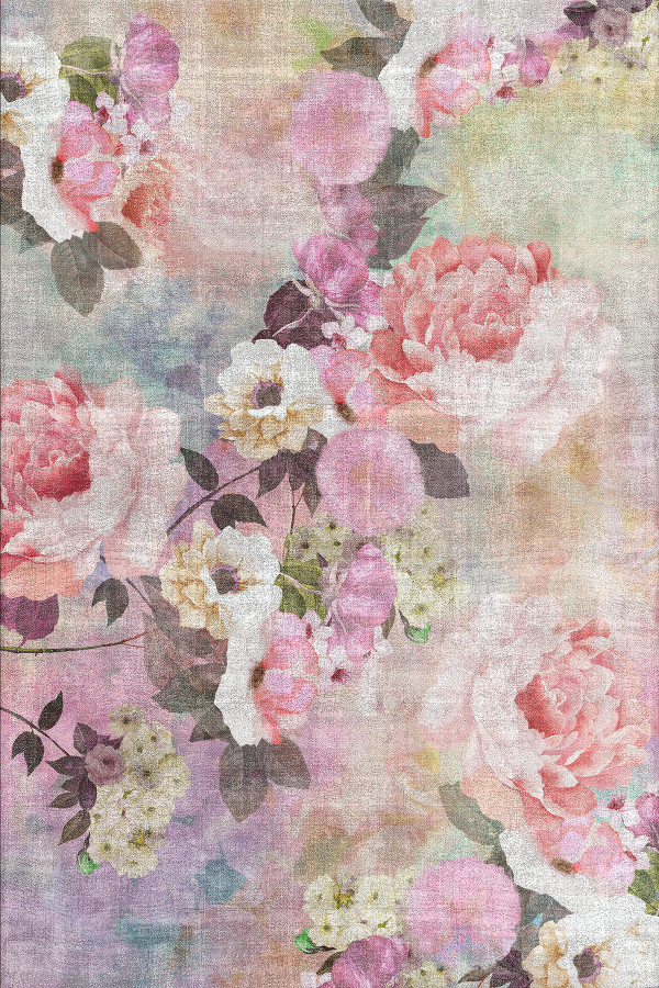 Amoria Pamuk Tabanlı Yıkanabilen Kaydırmaz Antibakteriyel Şönil Salon Halısı