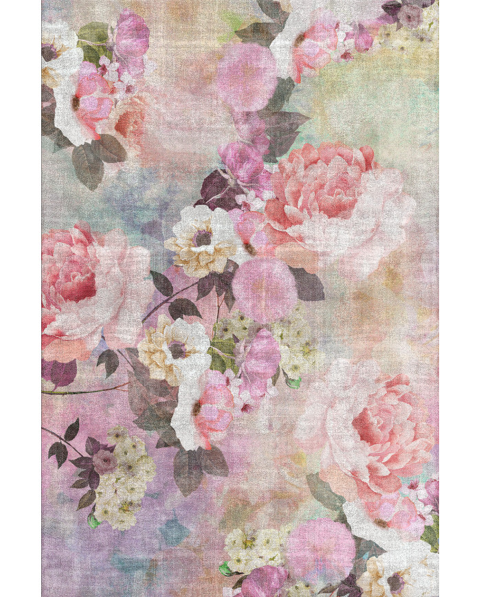 Amoria Pamuk Tabanlı Yıkanabilen Kaydırmaz Antibakteriyel Şönil Salon Halısı