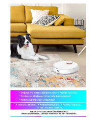 Laray Modern Kadife Desenli Pamuk Tabanlı Yıkanabilen Kaydırmaz Antibakteriyel Yuvarlak Salon Halısı