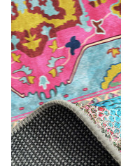 Podmir Kadife Pamuk Tabanlı Yıkanabilen Kaydırmaz Antibakteriyel Salon Halısı