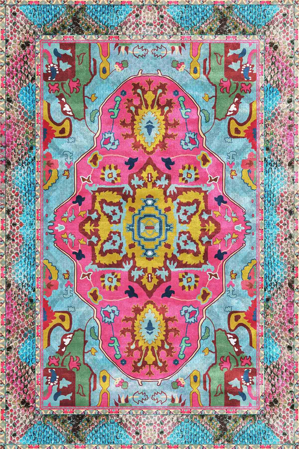 Podmir Kadife Pamuk Tabanlı Yıkanabilen Kaydırmaz Antibakteriyel Salon Halısı