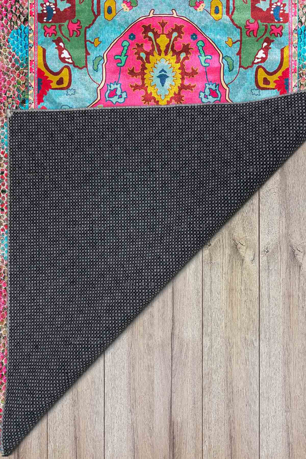 Podmir Kadife Pamuk Tabanlı Yıkanabilen Kaydırmaz Antibakteriyel Salon Halısı