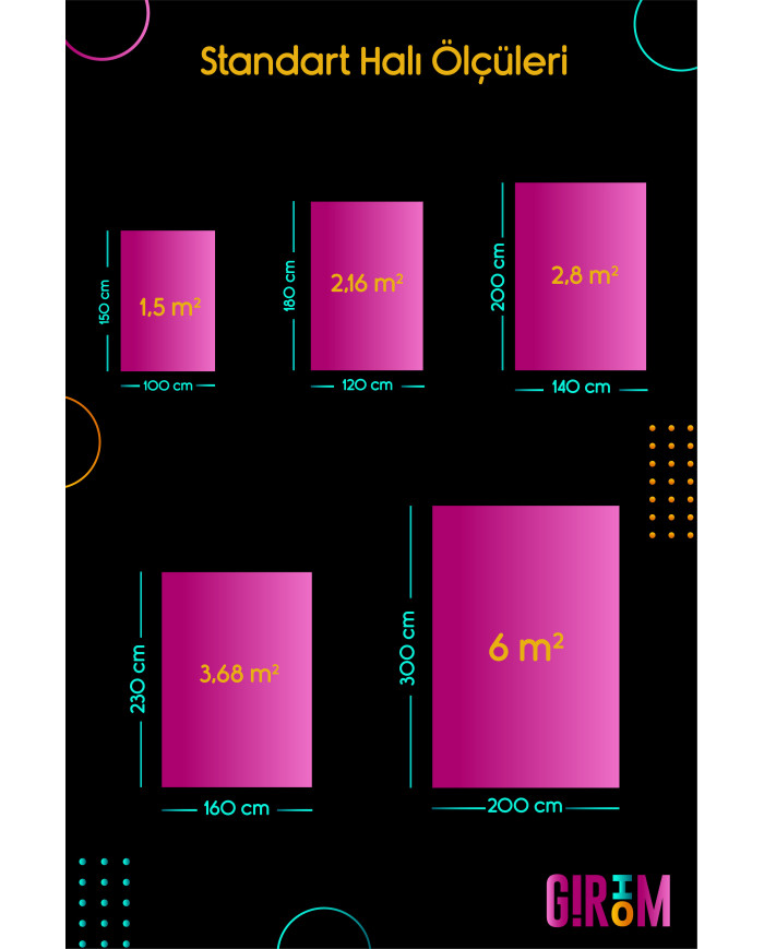 Tant Oyuncu Odası Halısı Şönil Dijital Baskılı Kaymaz Taban Yıkanabilir Salon Halısı