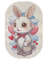 Haiko Kadife Antibakteriyel Yıkanabilir Kaymaz Pamuk Tabanlı Çocuk Halısı