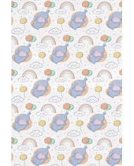 Leana Kadife Antibakteriyel Yıkanabilir Kaymaz Pamuk Tabanlı Çocuk Halısı