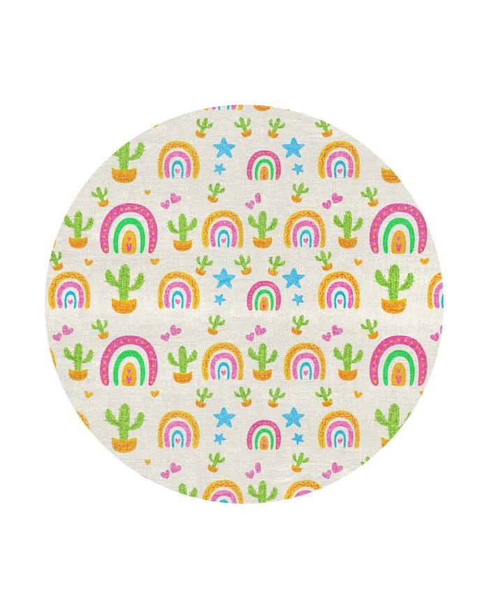 Lucela Kadife Antibakteriyel Yıkanabilir Kaymaz Pamuk Tabanlı Çocuk Halısı