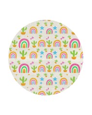 Lucela Kadife Antibakteriyel Yıkanabilir Kaymaz Pamuk Tabanlı Çocuk Halısı