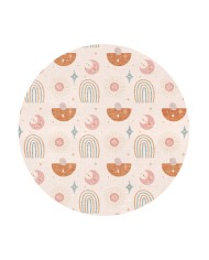 Lugo Kadife Antibakteriyel Yıkanabilir Kaymaz Pamuk Tabanlı Çocuk Halısı