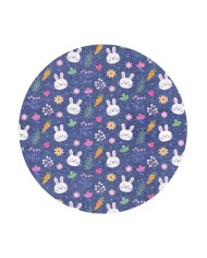 Madrid Kadife Antibakteriyel Yıkanabilir Kaymaz Pamuk Tabanlı Çocuk Halısı