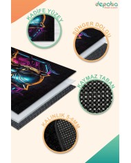 Bater Oyuncu Odası Halısı Kadife Kaymaz Pamuk Tabanlı Yıkanabilir Antibakteriyel Gamer