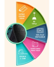 Astic Oyuncu Odası Halısı Kadife Kaymaz Pamuk Tabanlı Yıkanabilir Antibakteriyel Gamer