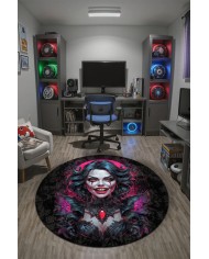 Blacke Oyuncu Odası Halısı Kadife Kaymaz Pamuk Tabanlı Yıkanabilir Antibakteriyel Gamer