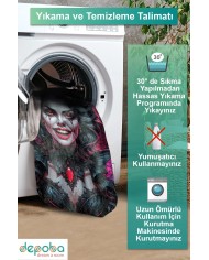 Blacke Oyuncu Odası Halısı Kadife Kaymaz Pamuk Tabanlı Yıkanabilir Antibakteriyel Gamer