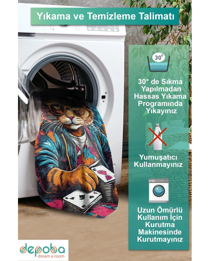 Cador Oyuncu Odası Halısı Kadife Kaymaz Pamuk Tabanlı Yıkanabilir Antibakteriyel Gamer