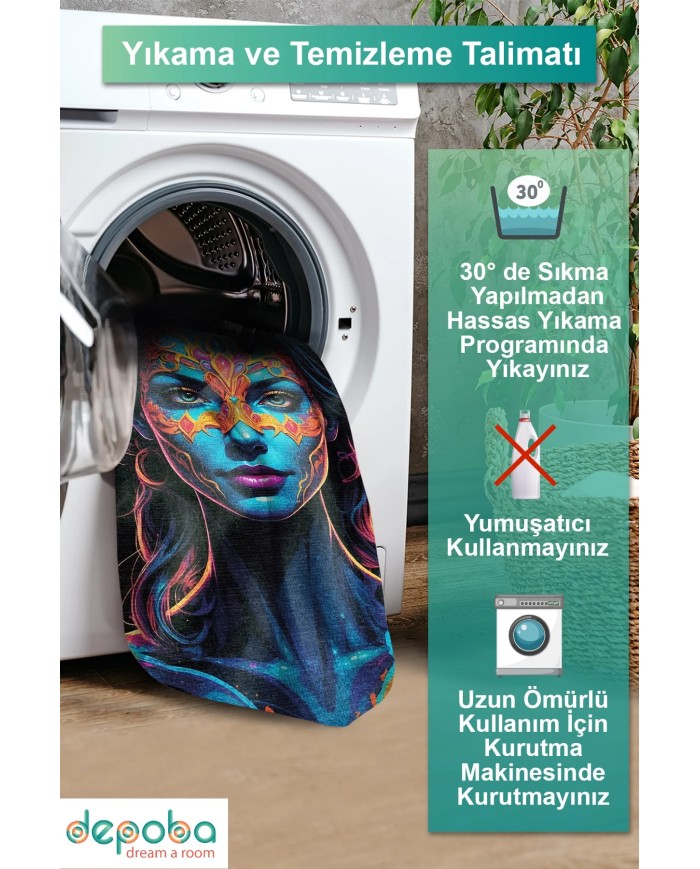 Colors Oyuncu Odası Halısı Kadife Kaymaz Pamuk Tabanlı Yıkanabilir Antibakteriyel Gamer