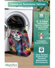 Mosai Oyuncu Odası Halısı Kadife Kaymaz Pamuk Tabanlı Yıkanabilir Antibakteriyel Gamer