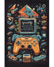 Ready Oyuncu Odası Halısı Kadife Kaymaz Pamuk Tabanlı Yıkanabilir Antibakteriyel Gamer