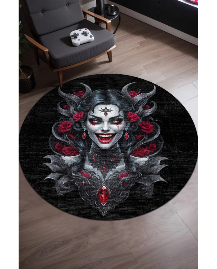 Wampe Oyuncu Odası Halısı Kadife Kaymaz Pamuk Tabanlı Yıkanabilir Antibakteriyel Gamer