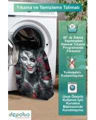 Wampe Oyuncu Odası Halısı Kadife Kaymaz Pamuk Tabanlı Yıkanabilir Antibakteriyel Gamer