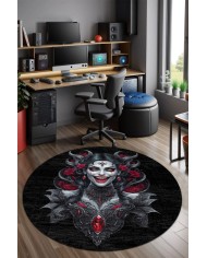 Wampe Oyuncu Odası Halısı Kadife Kaymaz Pamuk Tabanlı Yıkanabilir Antibakteriyel Gamer