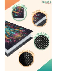 Zeura Oyuncu Odası Halısı Kadife Kaymaz Pamuk Tabanlı Yıkanabilir Antibakteriyel Gamer