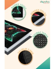 Zonar Oyuncu Odası Halısı Kadife Kaymaz Pamuk Tabanlı Yıkanabilir Antibakteriyel Gamer