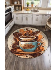 Engan Kadife Yıkanabilir Kaymaz Pamuk Tabanlı Antibakteriyel Mutfak Halısı