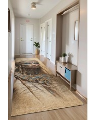 Mommy Kadife Antibakteriyel Yıkanabilir Kaymaz Pamuk Tabanlı Yolluk