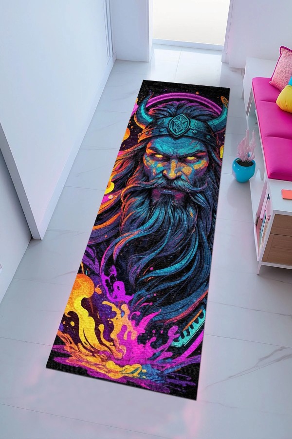 Samor Kadife Antibakteriyel Yıkanabilir Kaymaz Pamuk Tabanlı Yolluk