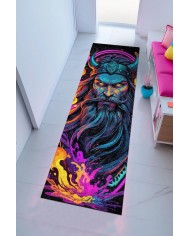 Samor Kadife Antibakteriyel Yıkanabilir Kaymaz Pamuk Tabanlı Yolluk