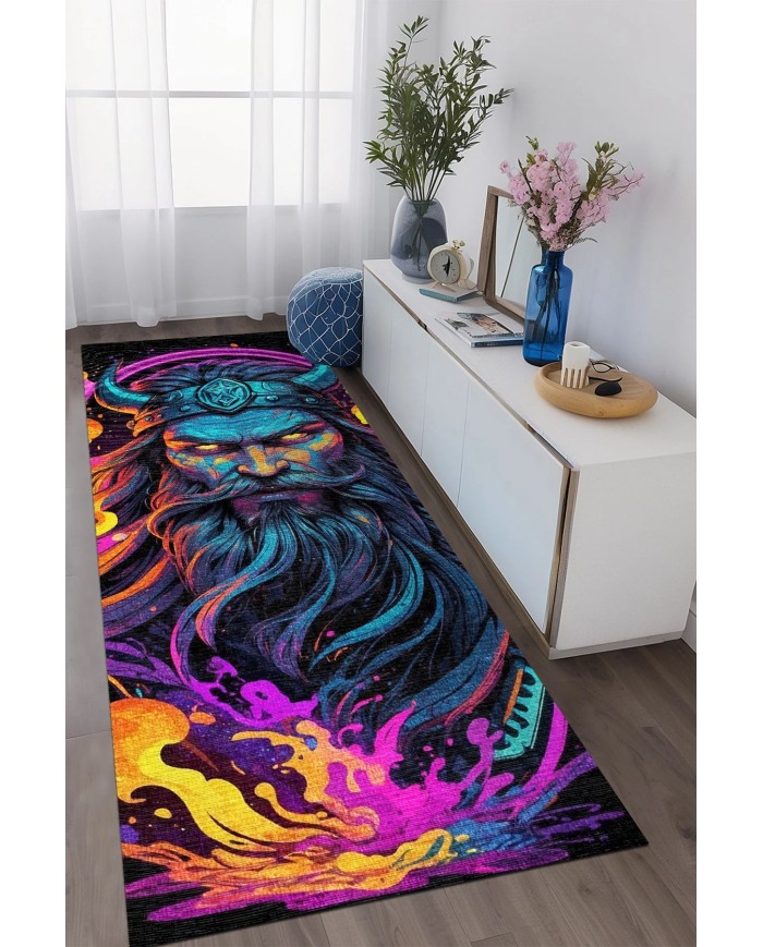 Samor Kadife Antibakteriyel Yıkanabilir Kaymaz Pamuk Tabanlı Yolluk