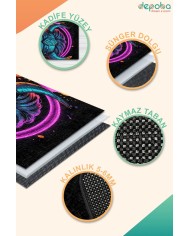 Samor Kadife Antibakteriyel Yıkanabilir Kaymaz Pamuk Tabanlı Yolluk