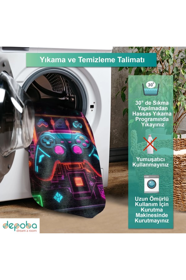 Nolane Oyuncu Odası Halısı Kadife Kaymaz Pamuk Tabanlı Yıkanabilir Antibakteriyel Gamer Nolane Oyuncu Odası Halısı Kadife Kaymaz Pamuk Tabanlı Yıkanabilir Antibakteriyel Gamer