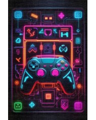 Nolane Oyuncu Odası Halısı Kadife Kaymaz Pamuk Tabanlı Yıkanabilir Antibakteriyel Gamer