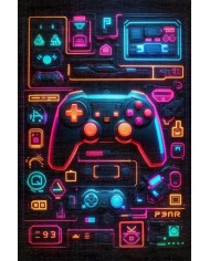 Penra Oyuncu Odası Halısı Kadife Kaymaz Pamuk Tabanlı Yıkanabilir Antibakteriyel Gamer