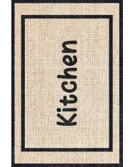 Henas Kadife Yıkanabilir Kaymaz Pamuk Tabanlı Antibakteriyel Mutfak Halısı